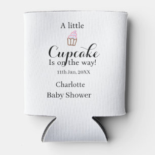 Ein kleiner Cupcake ist auf dem Weg Baby Shower Na Dosenkühler