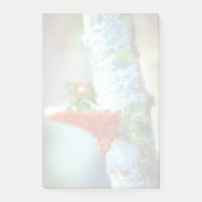 Ein kleiner Drache schläft Post-it Klebezettel (Vorderseite)