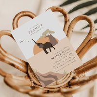 Ein kleiner Erdnuss | Boho Safari Desert Baby Dusc