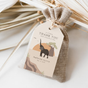 Ein kleiner Erdnuss Safari Desert Baby Dusche Ge Geschenkanhänger
