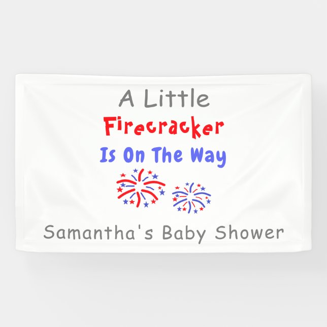 Ein kleiner Firecracker ist unterwegs Banner (Horizontal)
