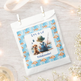 Ein kleiner Fisherman | Babydusche für niedliche J Geschenktütchen