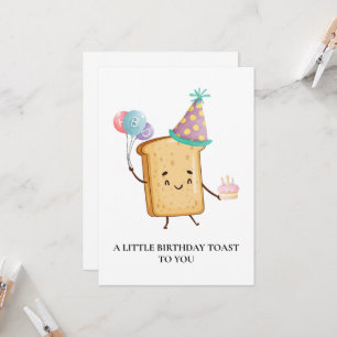 Ein kleiner Geburtstag Toast auf Ihre Karte
