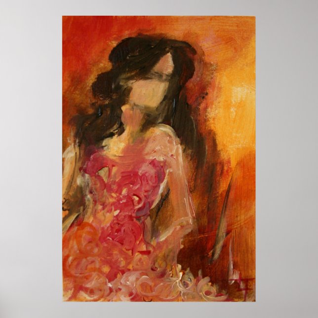 Ein kleiner Glamour drucken Poster (Vorne)