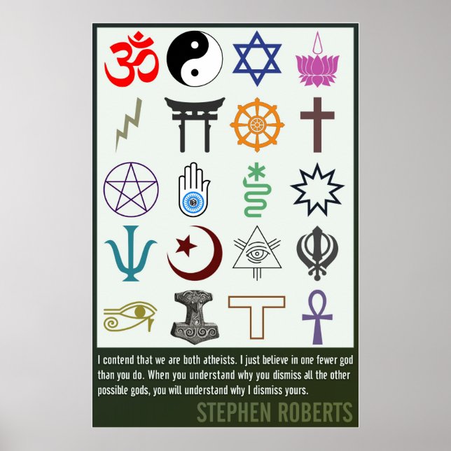Ein kleiner Gott | Stephen Roberts Poster (Vorne)