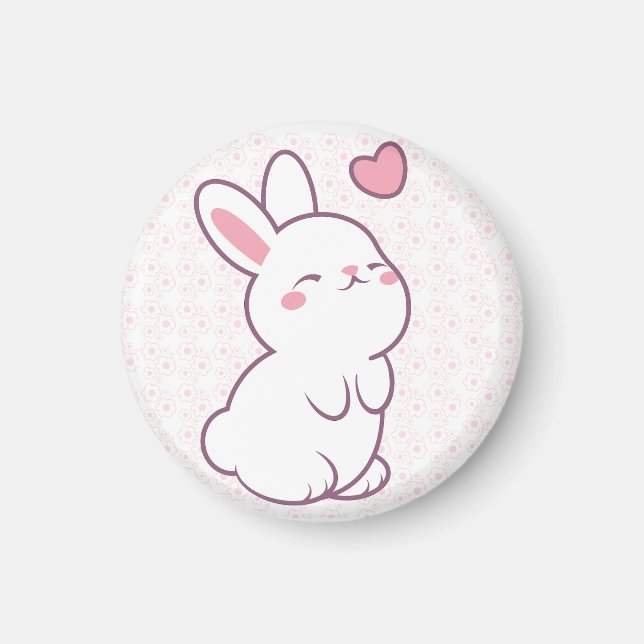 Ein kleiner Hase aus Gefühlen Magnet (Vorne)