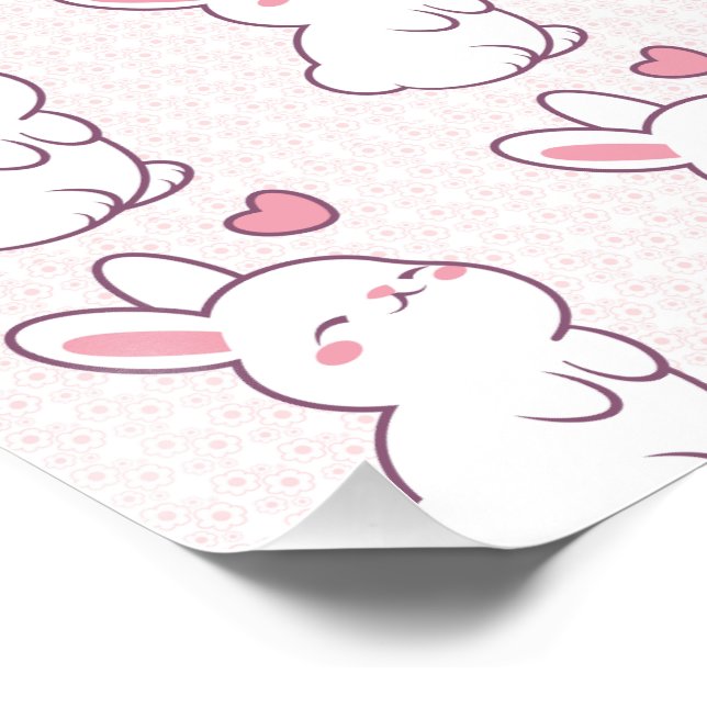 Ein kleiner Hase aus Gefühlen Poster (Ecke)