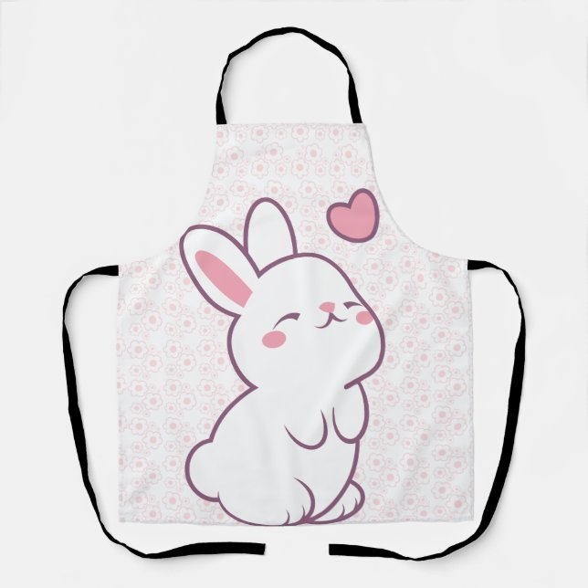 Ein kleiner Hase aus Gefühlen Schürze (Vorderseite)