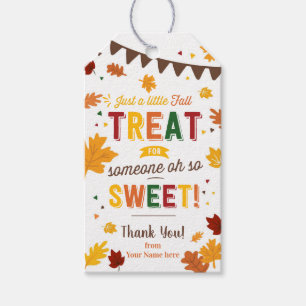 Ein kleiner Herbst Leckerei für jemanden süßen Her Geschenkanhänger