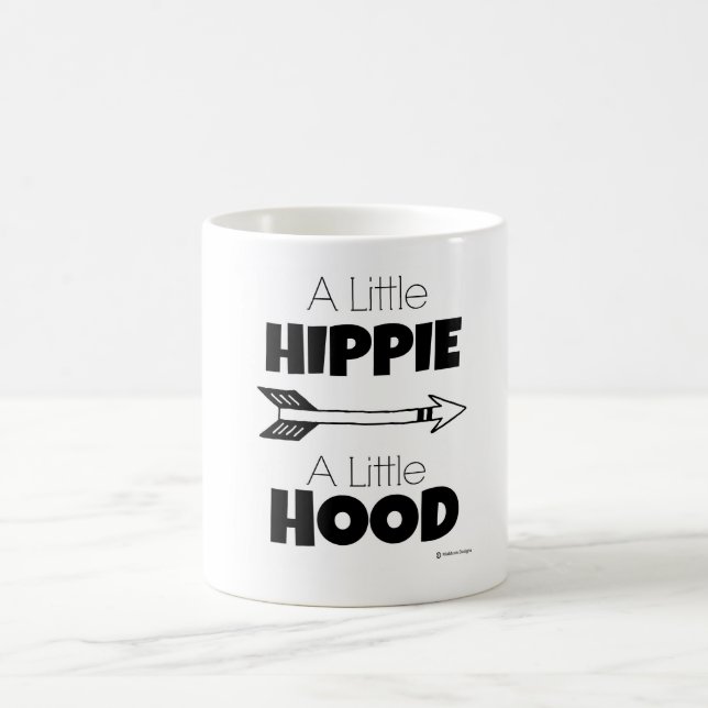 EIN KLEINER HIPPIE EINE KLEINE HAUBE TASSE (Mittel)