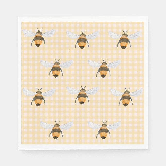 Ein kleiner Honey Napkin Serviette (Vorderseite)