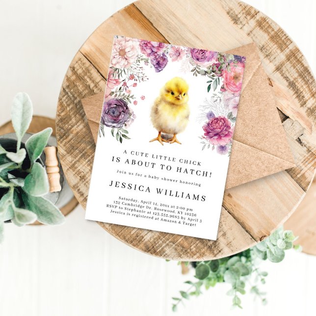 Ein kleiner Kick ist im Begriff, die Babydusche zu Einladung (Von Creator hochgeladen)