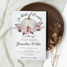 Ein kleiner Kürbis Herbst Elegante lila Blumen
