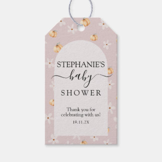 Ein Kleiner Kürbis Ist Auf Dem Weg Baby Shower Her Geschenkanhänger