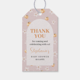 Ein kleiner Kürbis ist unterwegs Danke, dass Sie d Geschenkanhänger