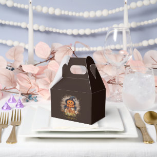 Ein kleiner Kürbis Süß Kawaii Glitzer Baby Shower Geschenkschachtel