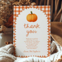 Ein kleiner Kürbis Whimsical Orange Herbst-Baby-Pa