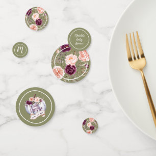 Ein kleiner Kürbisfall Babydusche Party Dekoration Konfetti