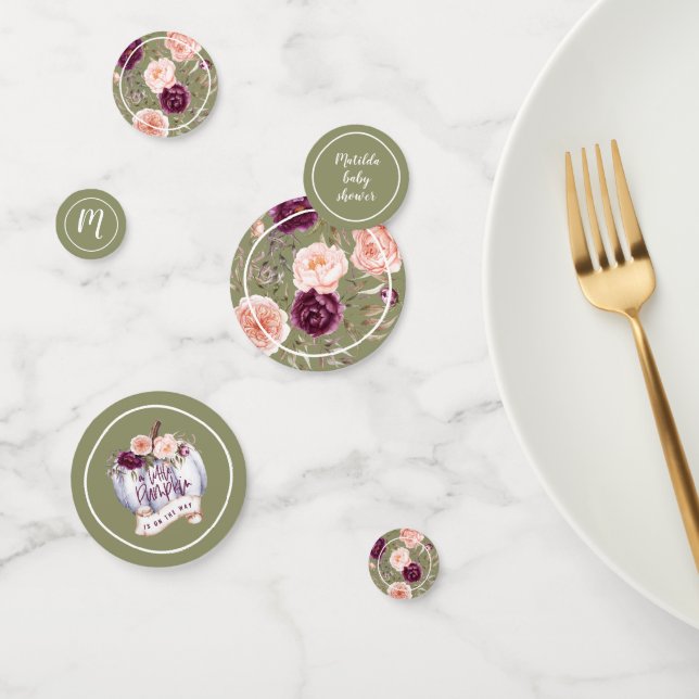 Ein kleiner Kürbisfall Babydusche Party Dekoration Konfetti (Gruppe)