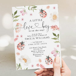 Ein kleiner Liebling ist unterwegs - Baby Shower E Einladung