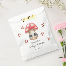Ein kleiner Pilz ist unterwegs - Babydusche Geschenktütchen
