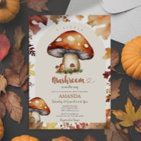 Ein kleiner Pilzfall Pilz-Herbst Herbst Kinderdusc