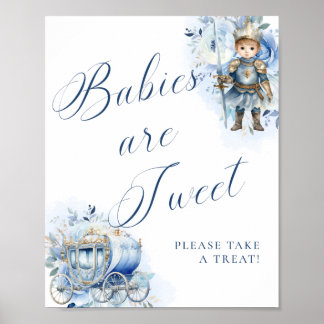 Ein kleiner Prinz Royal Blue Süßigkeiten Poster