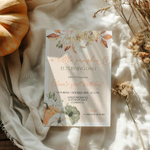 Ein kleiner Pumpkin Herbst Geburtstag