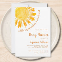 Ein kleiner Ray der Sonnenschein-Boho-Babydusche