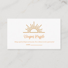 Ein kleiner Ray von Sunshine Boho Windpreisraffine Begleitkarte