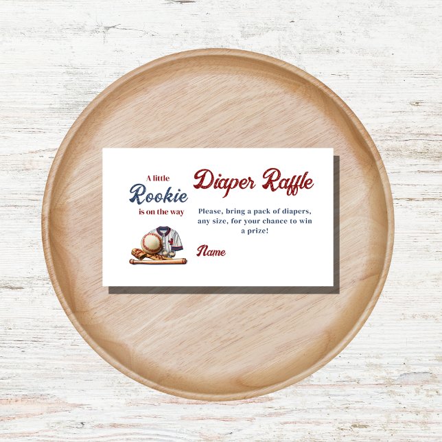 Ein kleiner Rookie auf dem Weg - Baseball Baby Dus Begleitkarte (Von Creator hochgeladen)