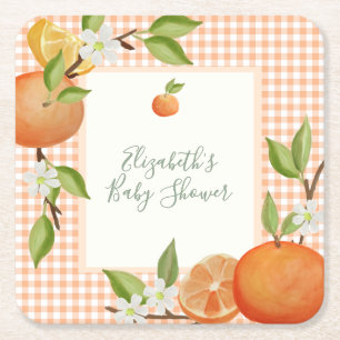 Ein kleiner Schatz ist unterwegs Baby-Party Rechteckiger Pappuntersetzer