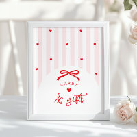 Ein kleiner Schatz Karten und Geschenke Rosa Roter