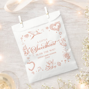 Ein kleiner Schatz zum Valentinstag Baby Shower Geschenktütchen