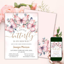 Ein kleiner Schmetterling | Floral Butterfly Babyd