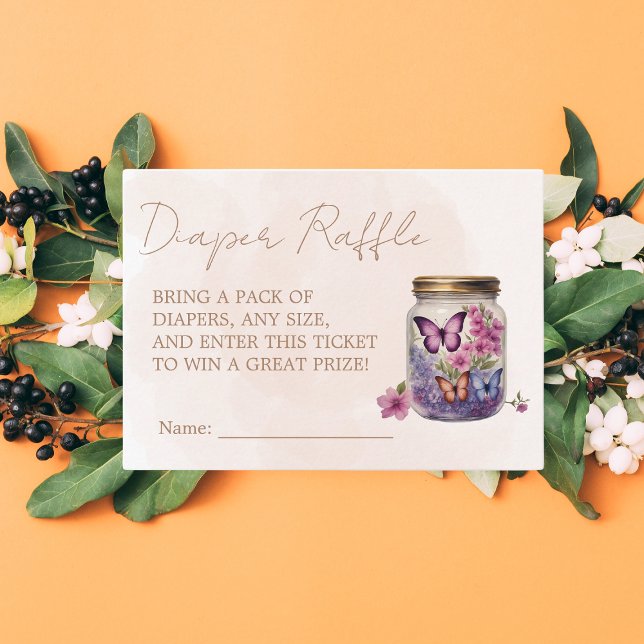 Ein kleiner Schmetterling in einem Glas Floral Bab Begleitkarte (Von Creator hochgeladen)