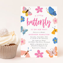 Ein kleiner Schmetterling ist auf dem Weg Baby Sho