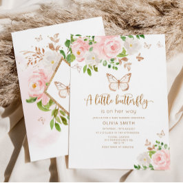 Ein kleiner Schmetterling ist auf dem Weg nach Gol Einladung