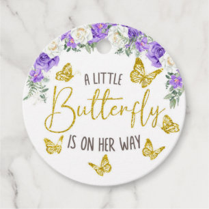 Ein kleiner Schmetterling ist auf dem Weg zum Circ Geschenkanhänger