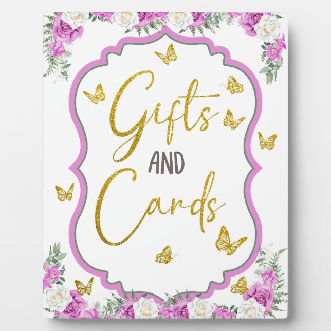 Ein kleiner Schmetterling ist auf dem Weg zum Tisc Fotoplatte (Vorderseite)