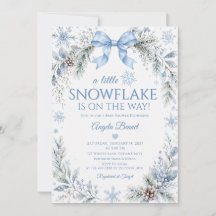 Ein kleiner Schneeflocke Dusty Blue Winter-Baby-Ei
