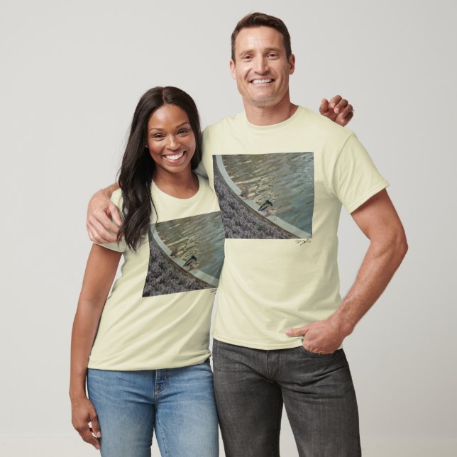Ein kleiner Schritt - Männer T-Shirt (Unisex)