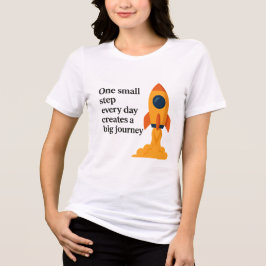 Ein kleiner Schritt - Motivierend Tri-Blend Shirt