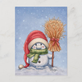 Ein kleiner Snowman Postkarte