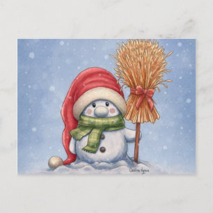 Ein kleiner Snowman Postkarte