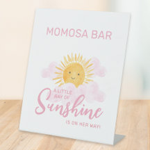 Ein kleiner Sonnenschein Baby Shower Momosa Bar