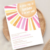 Ein kleiner Sonnenstrahl ist auf dem Weg Babydusch