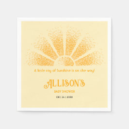 Ein kleiner Sonnenstrahl ist unterwegs! Serviette