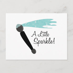 Ein kleiner Spargel! Postkarte