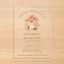 Ein Kleiner Spaß Pilz Herbst-Baby-Shower